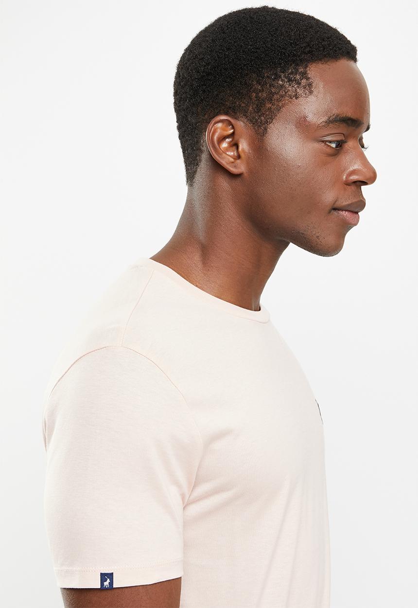 POLO - Men crew neck tee - lt pink