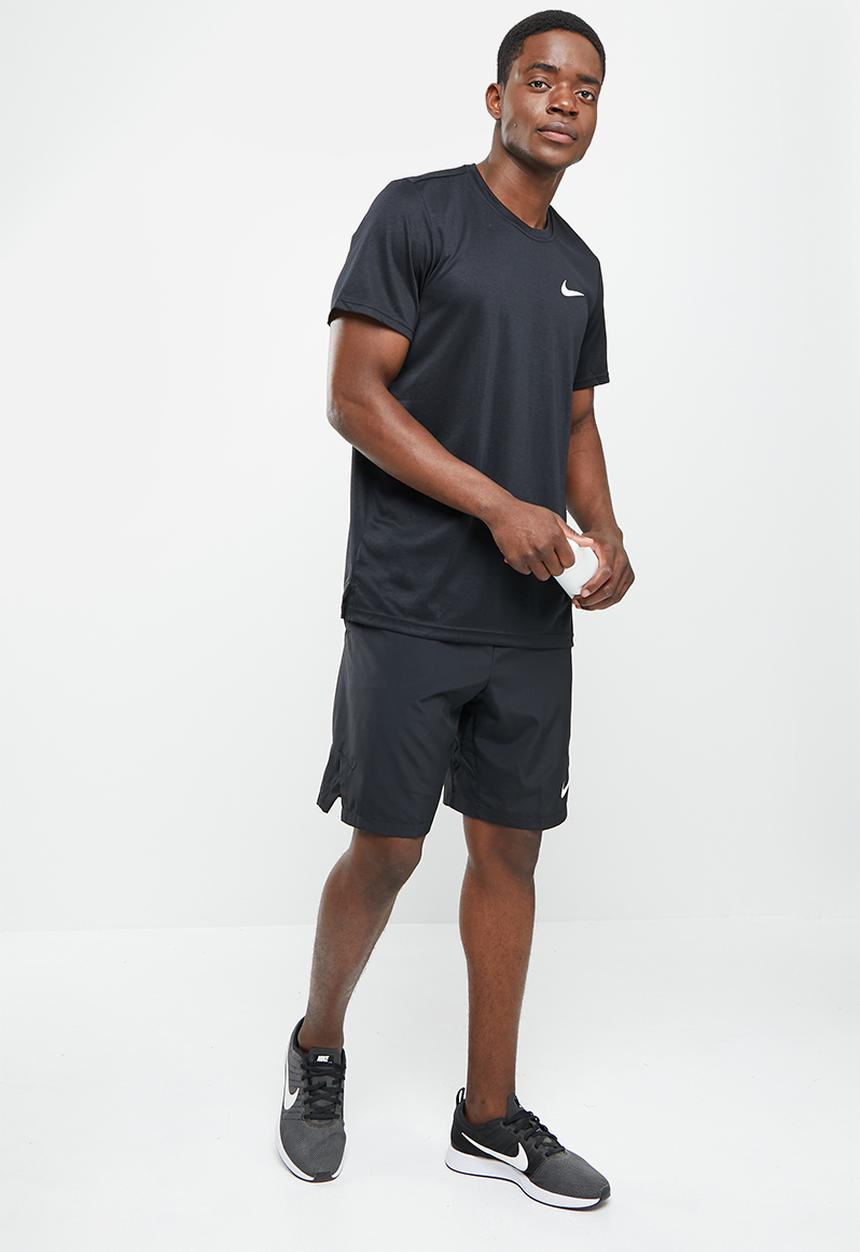 Nike - Woven training shorts - black/black/white