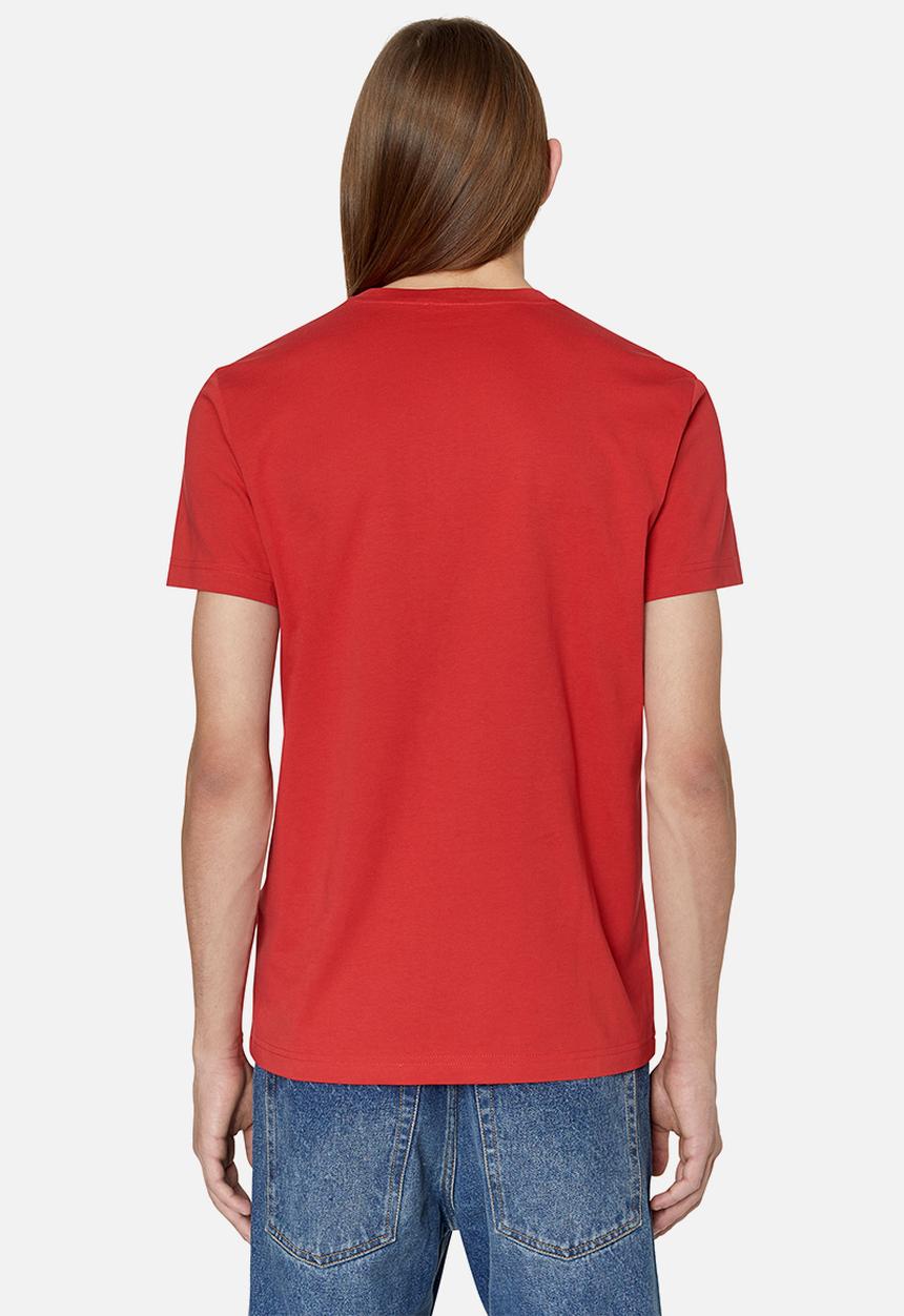 Diesel  - T-diegor-div short sleeve tee - red