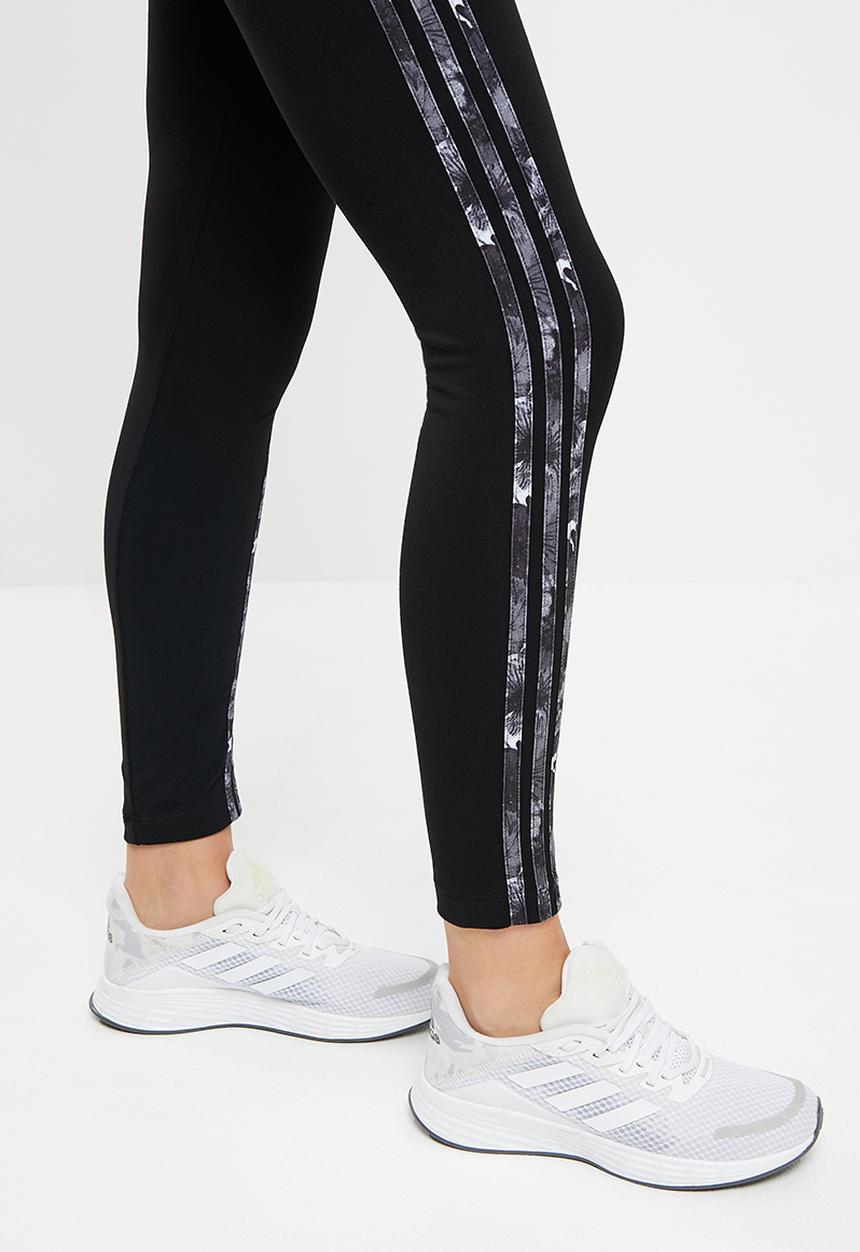 adidas Performance - Ess 3s-aop tight - black & bliss pink