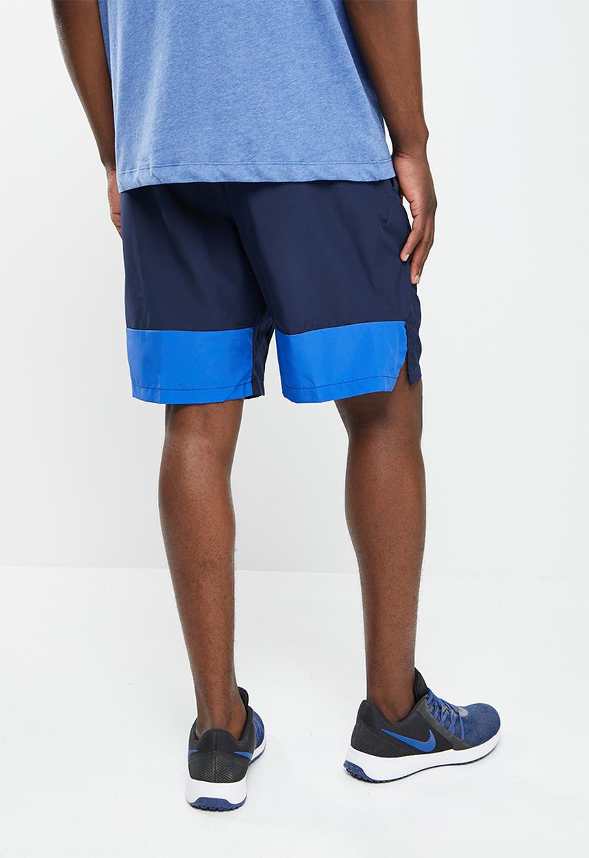 Nike - Woven training shorts - obsidian/game royal/black