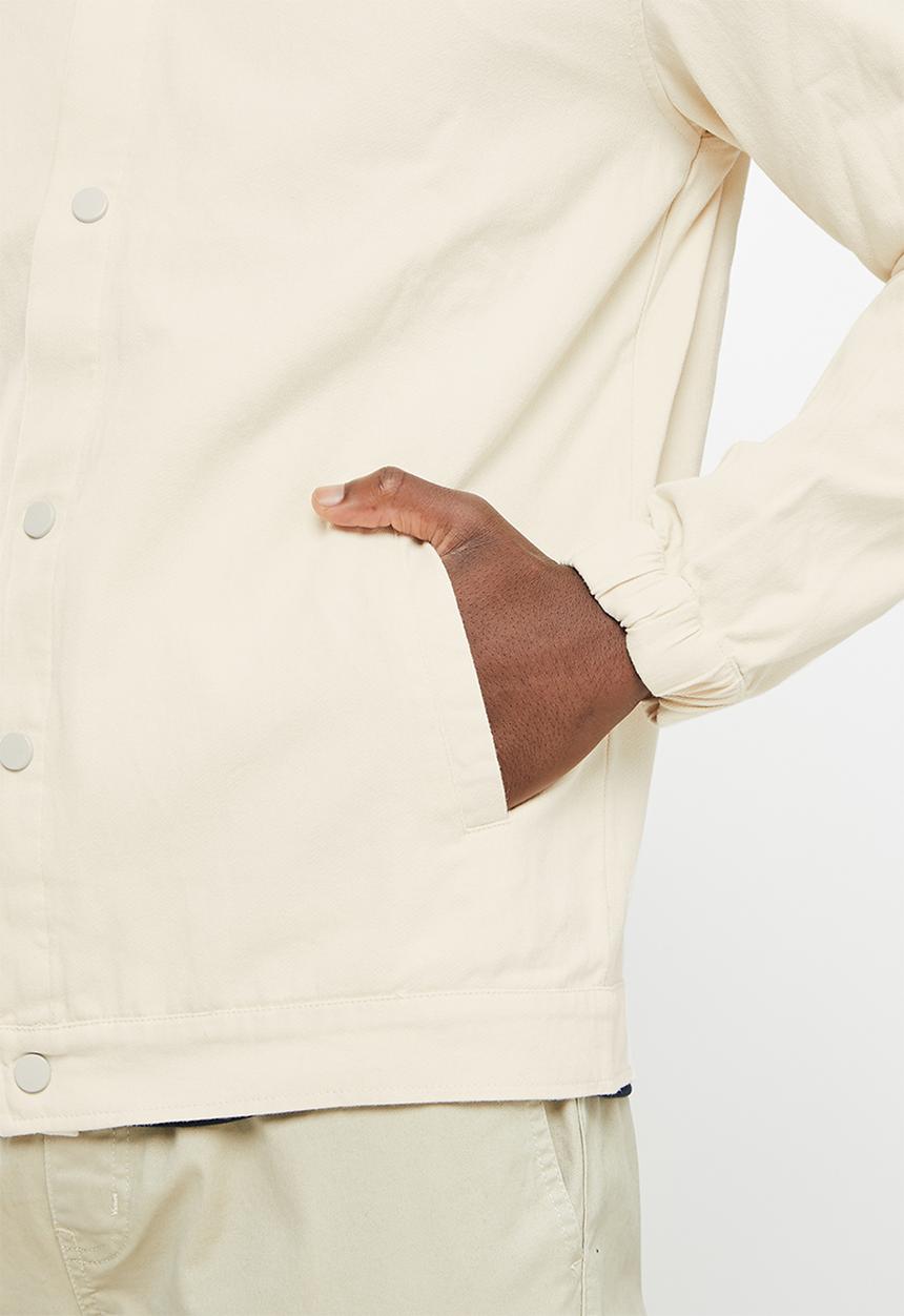 POLO - Men sport bandile coach jacket - stone