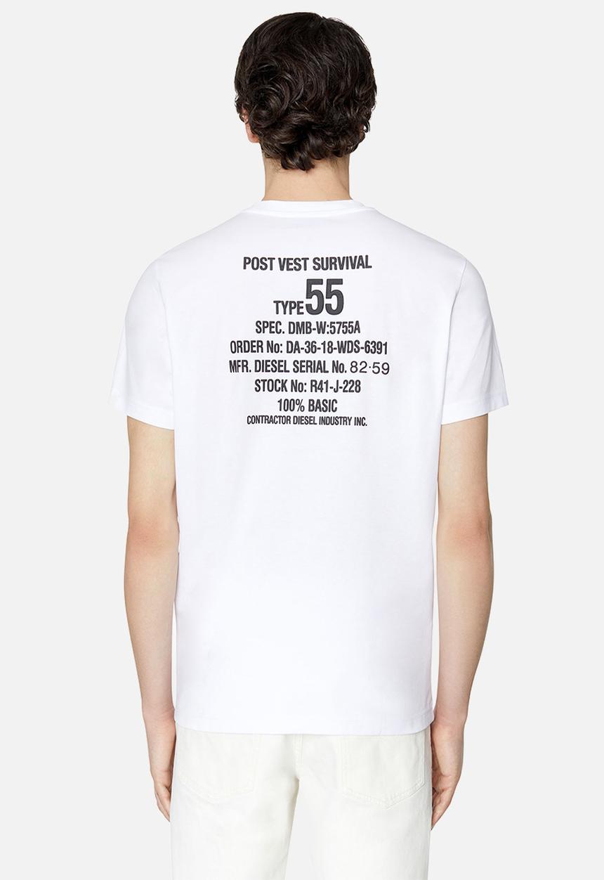 Diesel  - T-diegor-k51 short sleeve tee - white