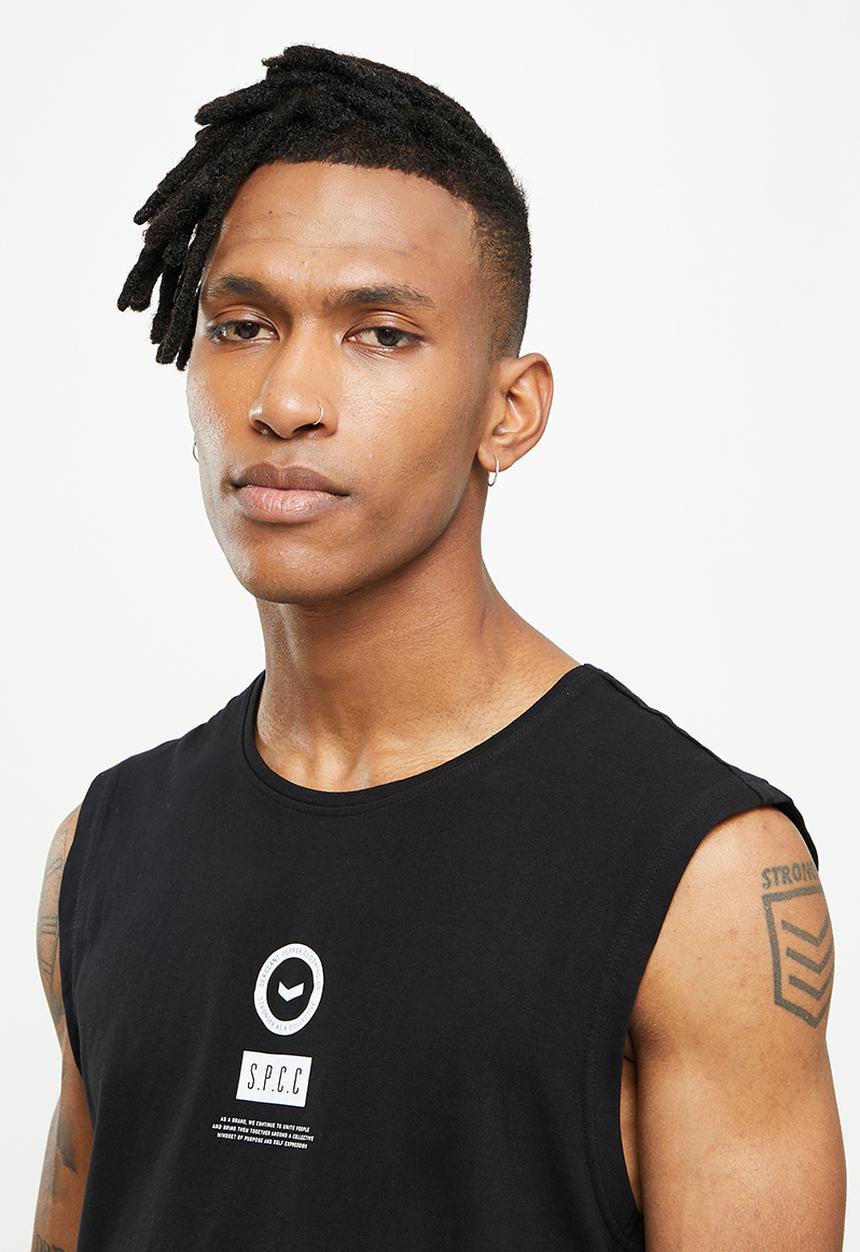 S.P.C.C - Durden sleeveless tee  - black