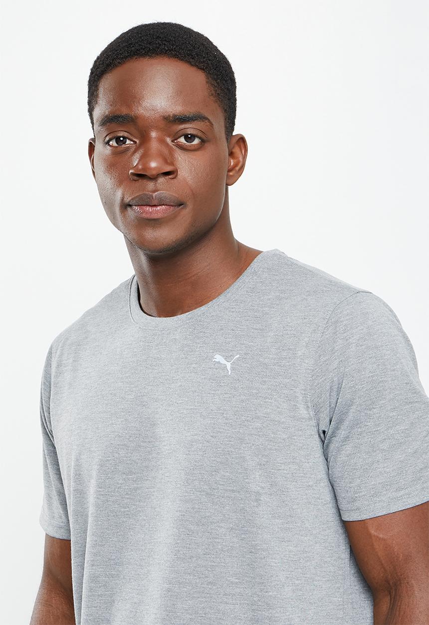 PUMA - Performance heather tee m - medium gray heather