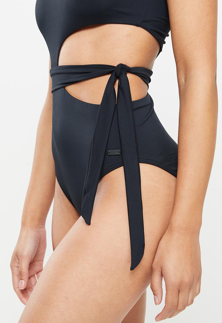 Roxy - Sd beach classics one piece strappy - anthracite