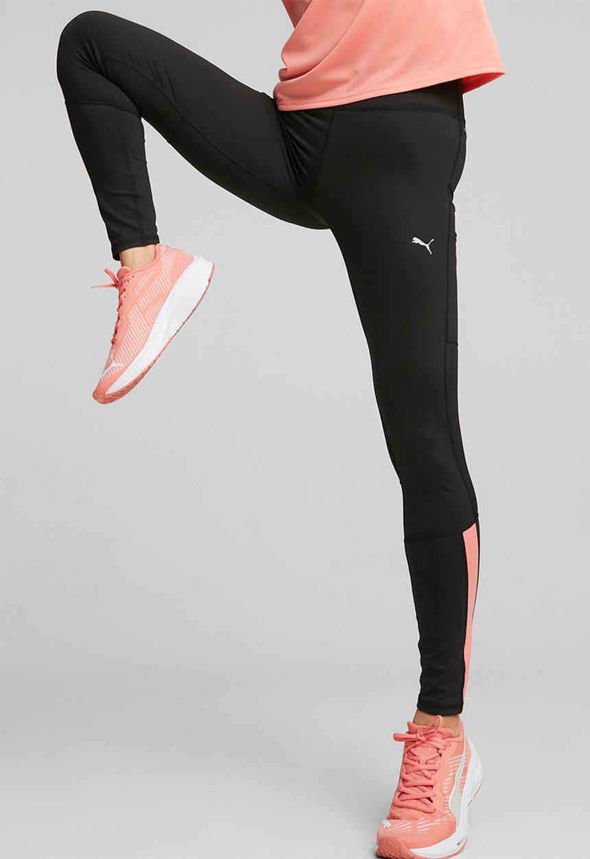 PUMA - Run favorite reg rise full tight w - puma black & carnation pink