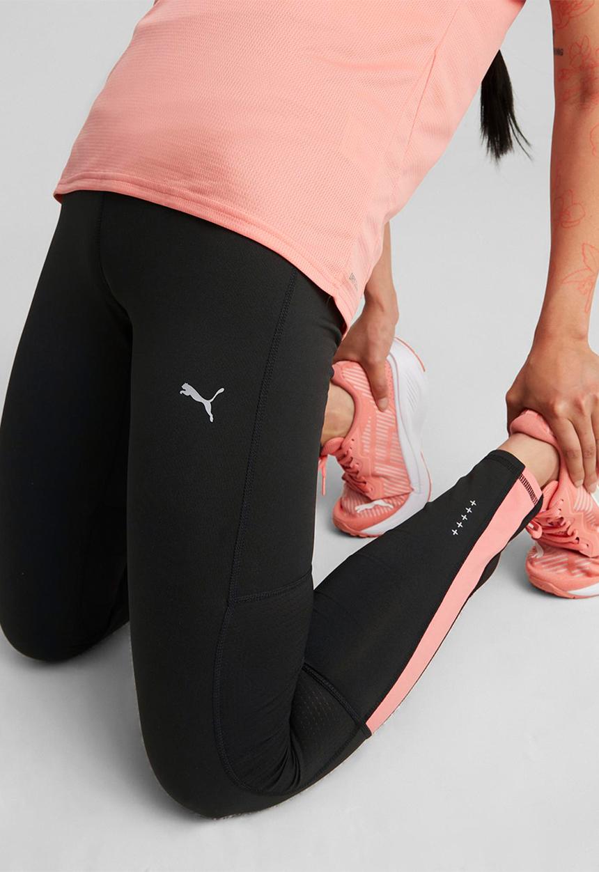 PUMA - Run favorite reg rise full tight w - puma black & carnation pink