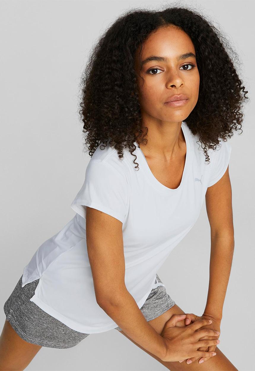 PUMA - Train cloudspun short sleeve top - puma white
