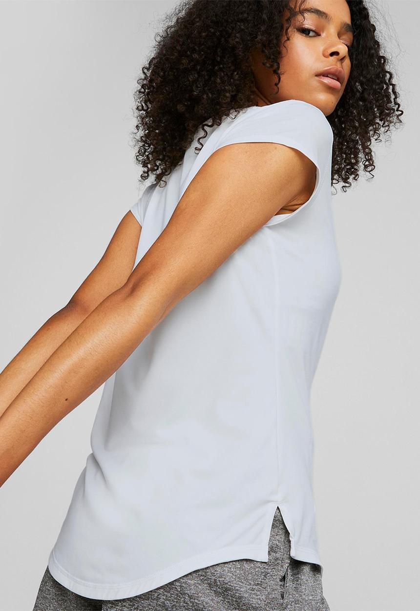 PUMA - Train cloudspun short sleeve top - puma white