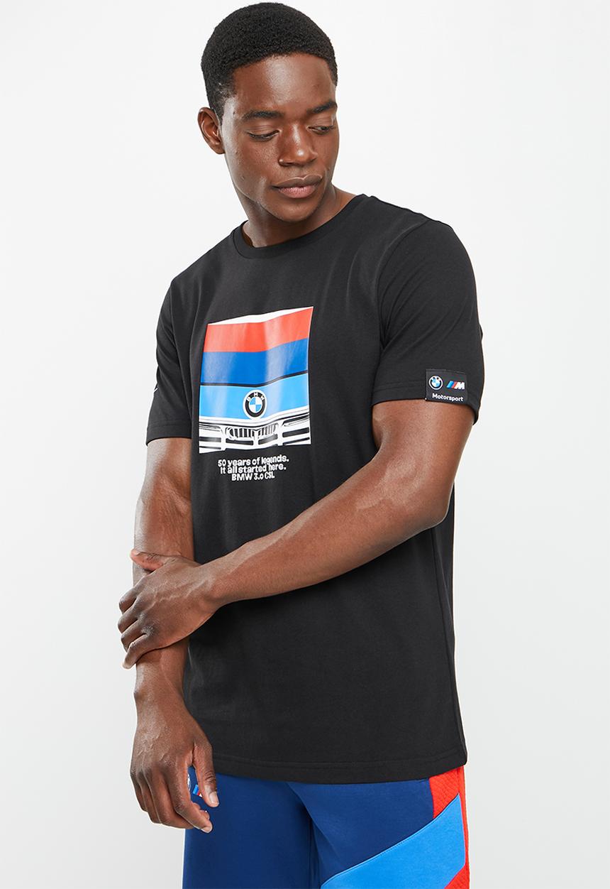 PUMA - Bmw mms vintage car tee - puma black