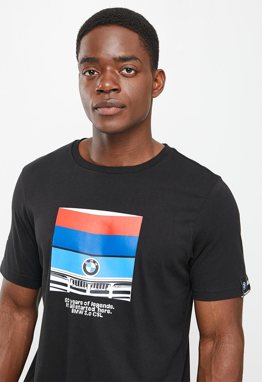 PUMA - Bmw mms vintage car tee - puma black