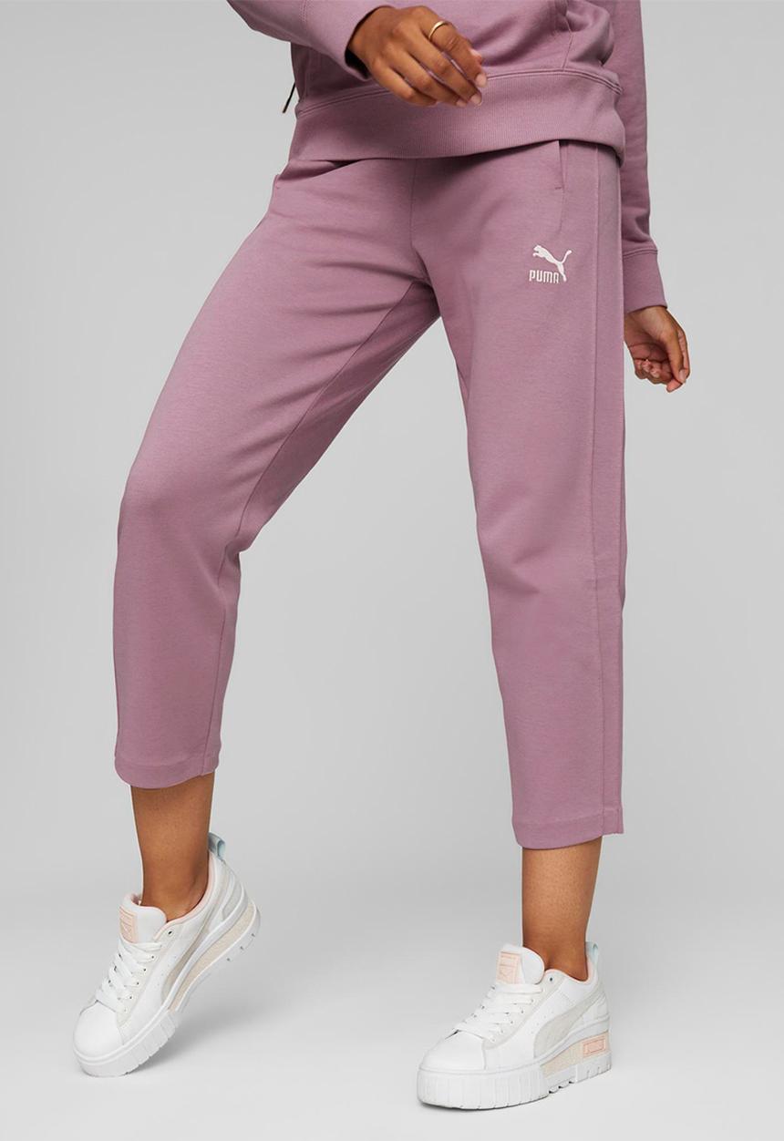 PUMA - T7 high waist pants dk - pale grape