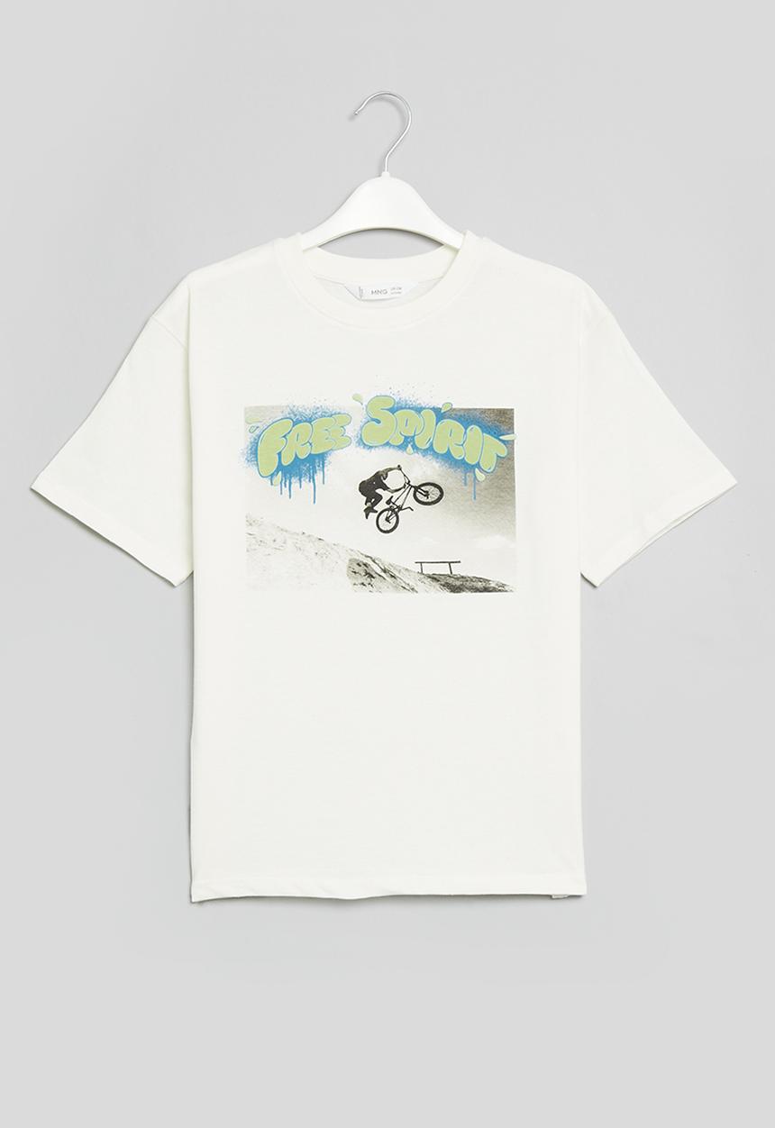 MANGO - T-shirt spray - white