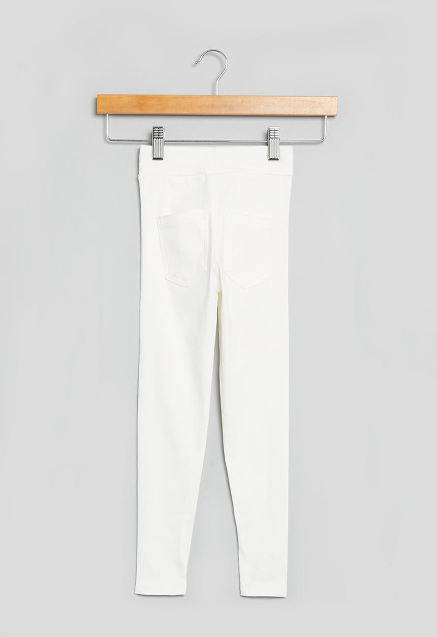 Pop Candy - Girls skinny jegging - white