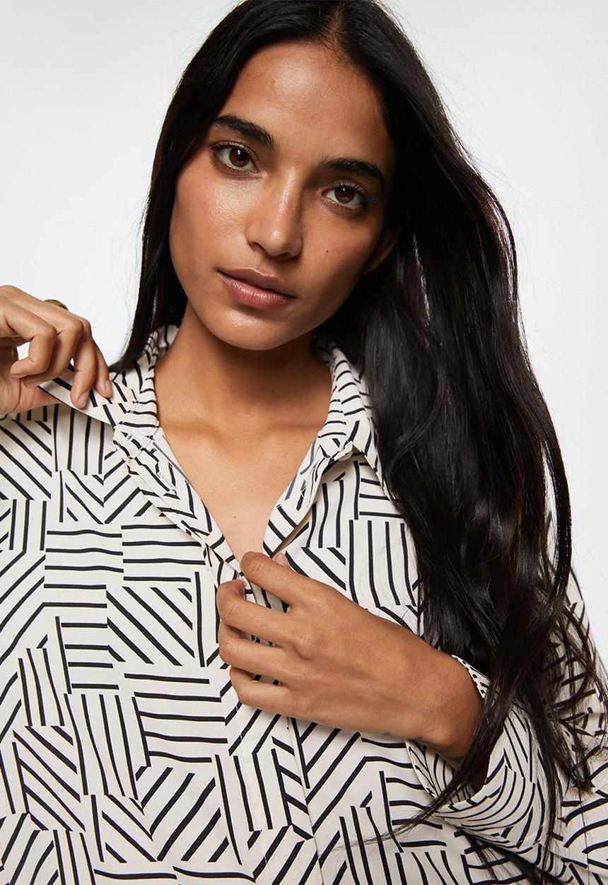 MANGO - Shirt basic - grey