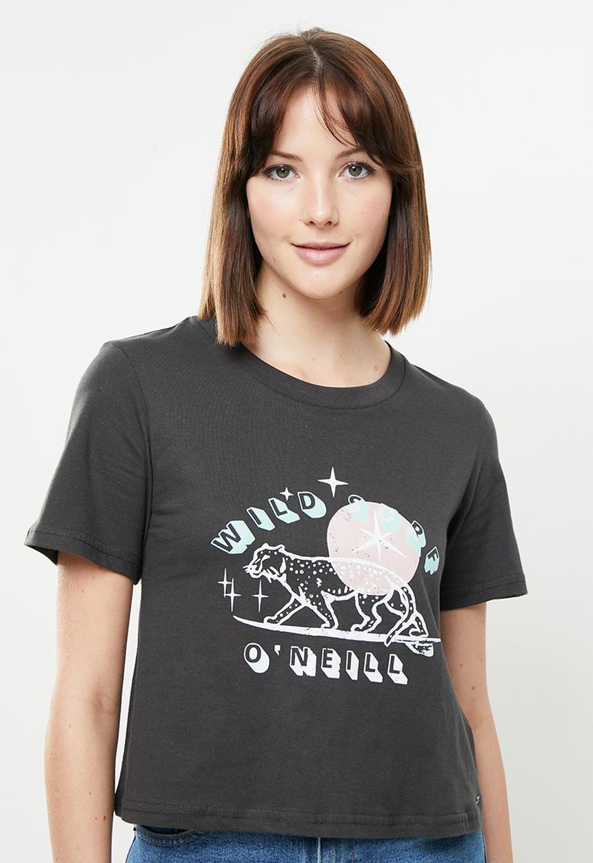 O'Neill - Wild surf short sleeve tee - pirate black