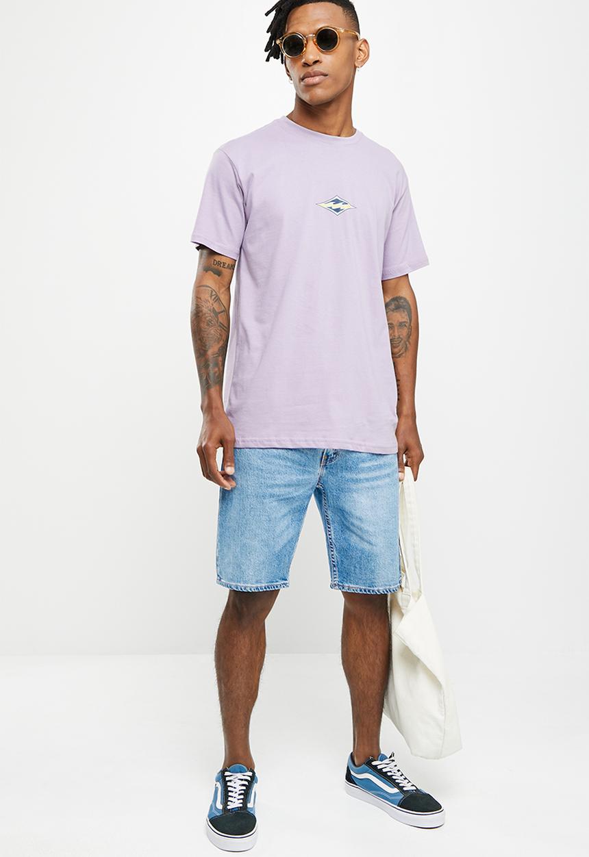 Billabong  - Diamond wave short sleeve - purple haze