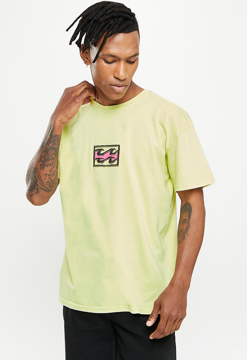 Billabong  - Chest wave short sleeve ww - light green