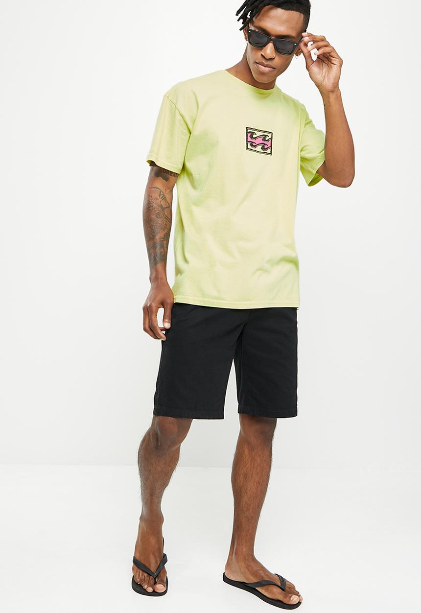 Billabong  - Chest wave short sleeve ww - light green