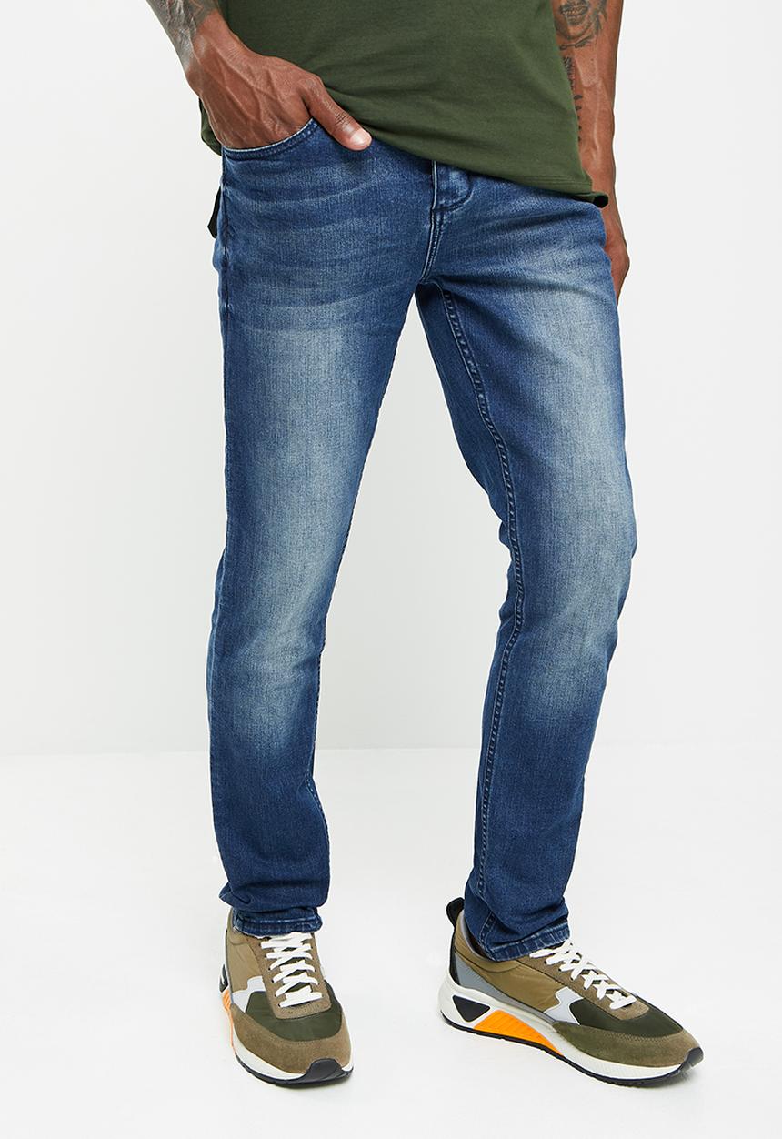 S.P.C.C - Dirty indigo jeans  - indigo