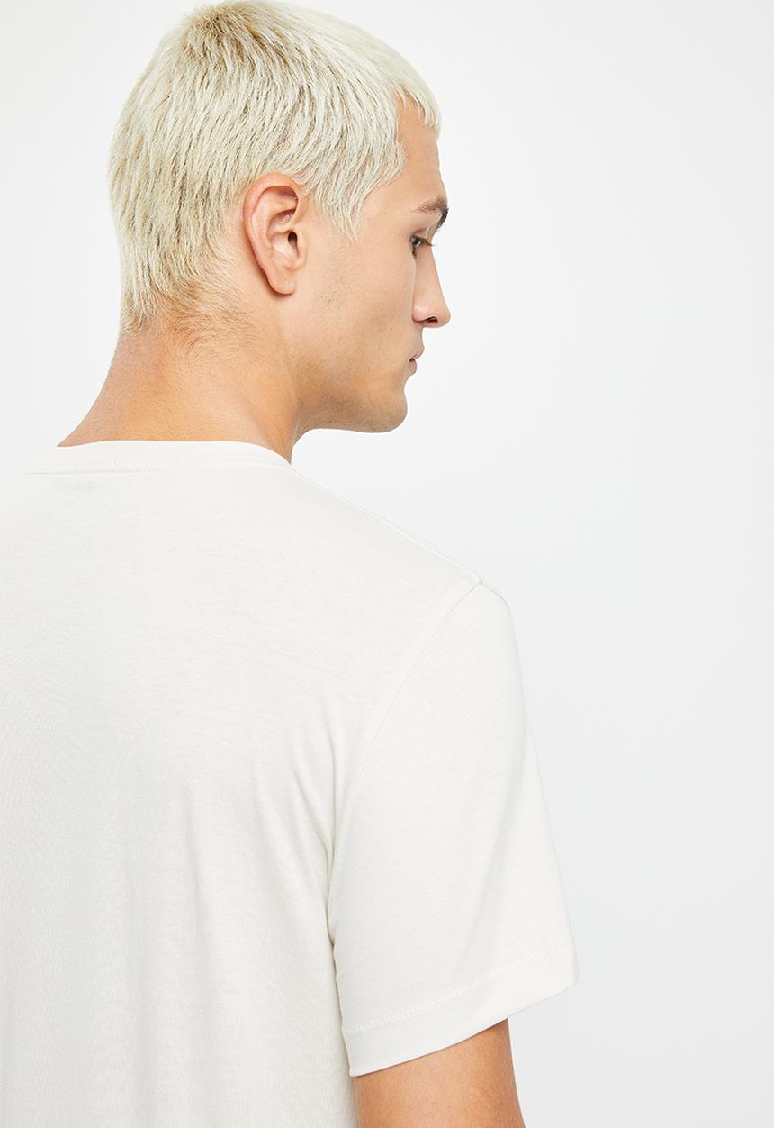 Calvin Klein - 2 Pack slim T-shirt - burnt olive & eggshell