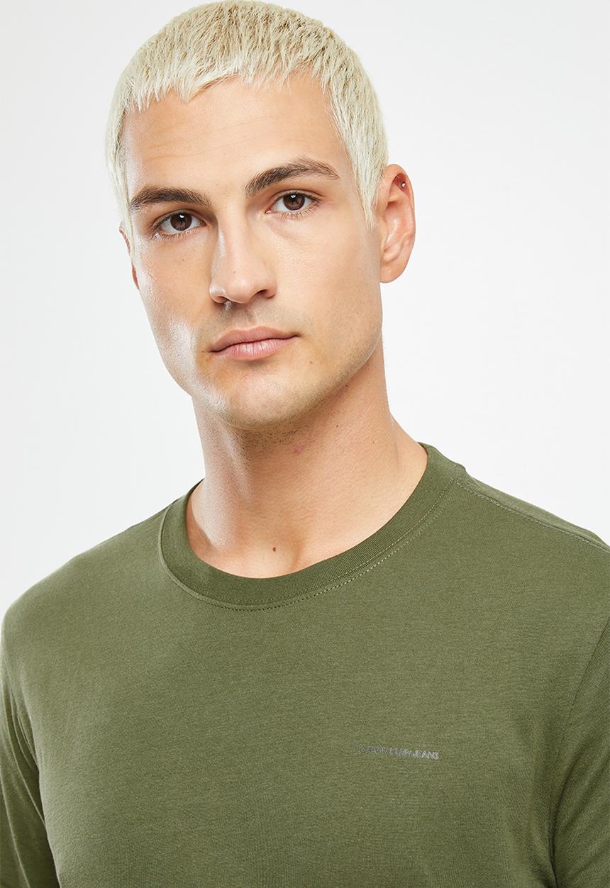 Calvin Klein - 2 Pack slim T-shirt - burnt olive & eggshell