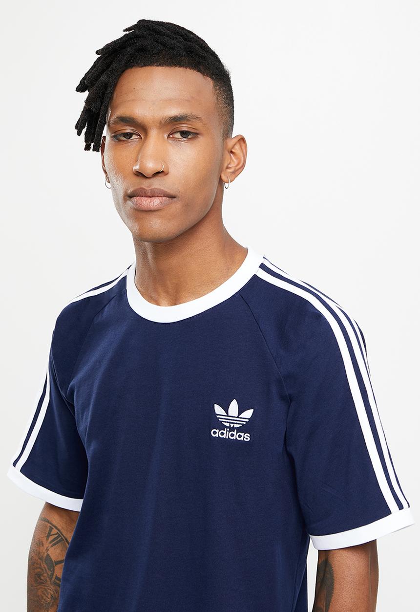adidas Originals - 3-stripes tee m - night indigo