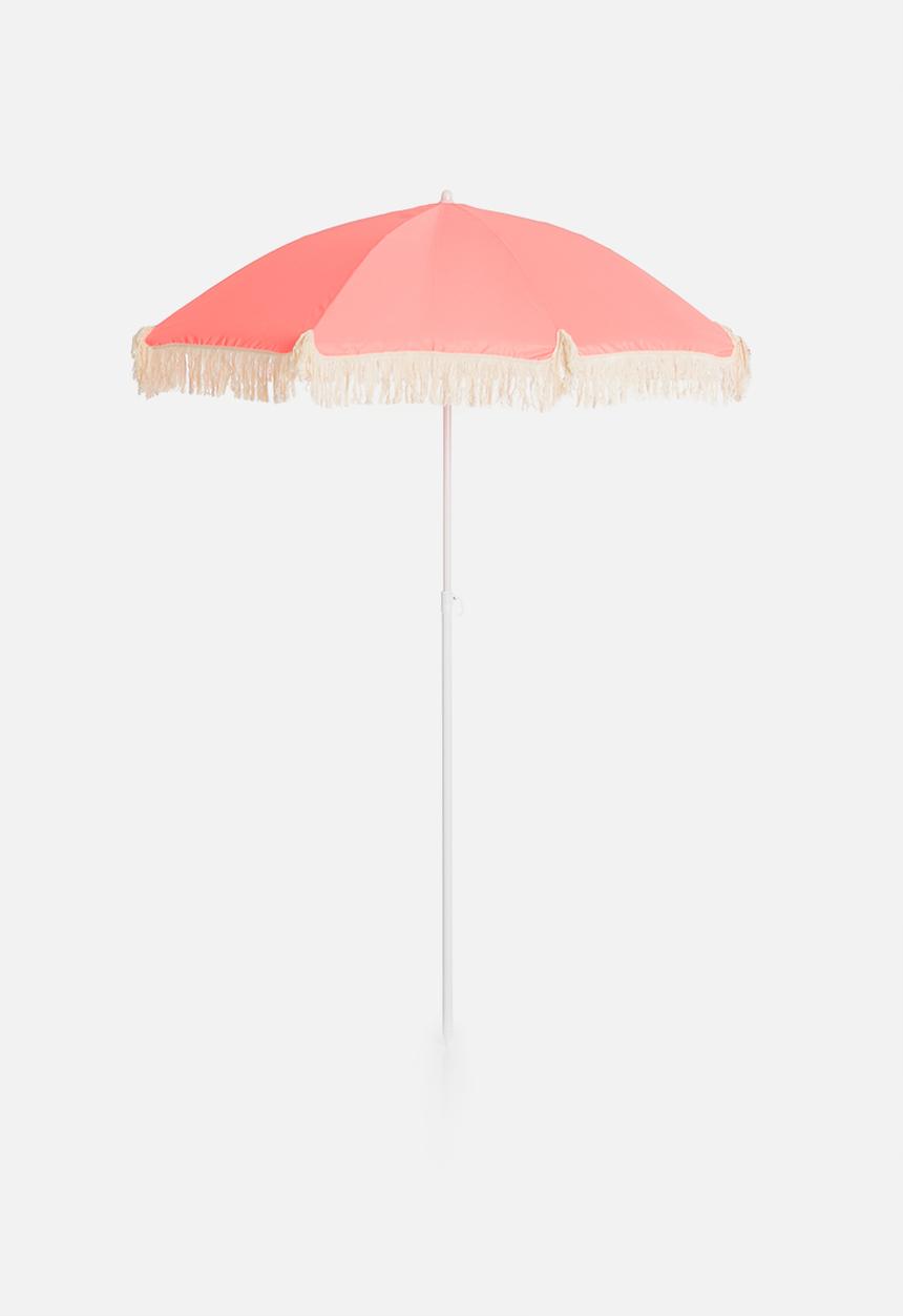 H&S - Pina tassel beach umbrella - coral