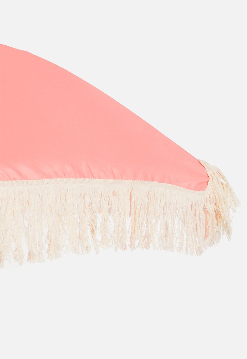 H&S - Pina tassel beach umbrella - coral