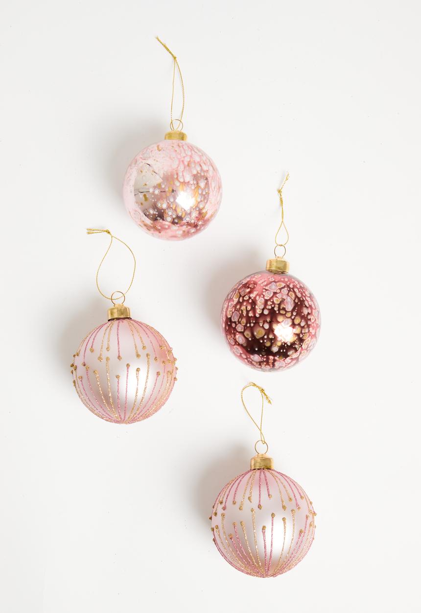 H&S - Sparkly Christmas Baubles - multi