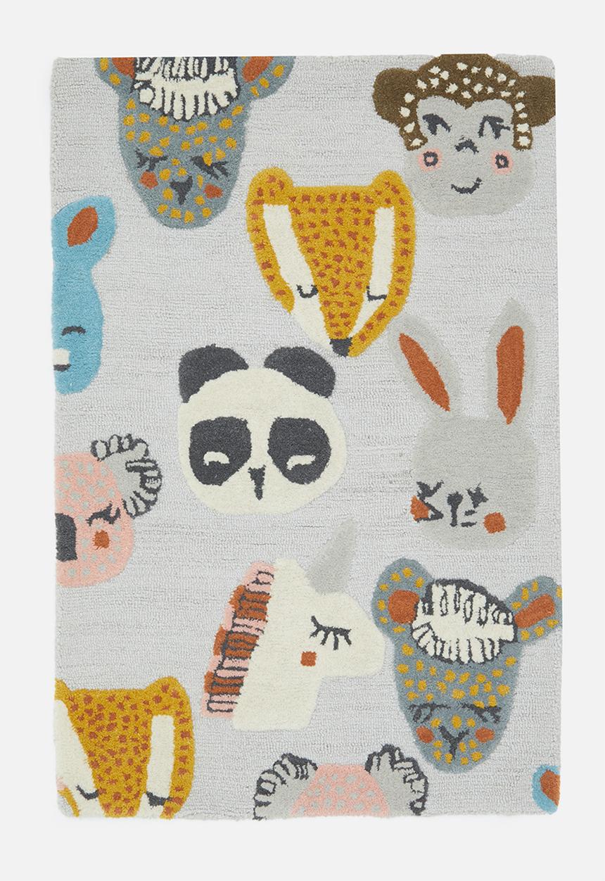 Sixth Floor - Animal friends rug - multi