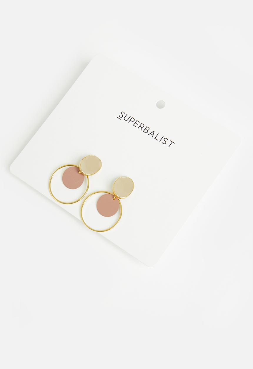 Superbalist - Jane stud earrings - gold