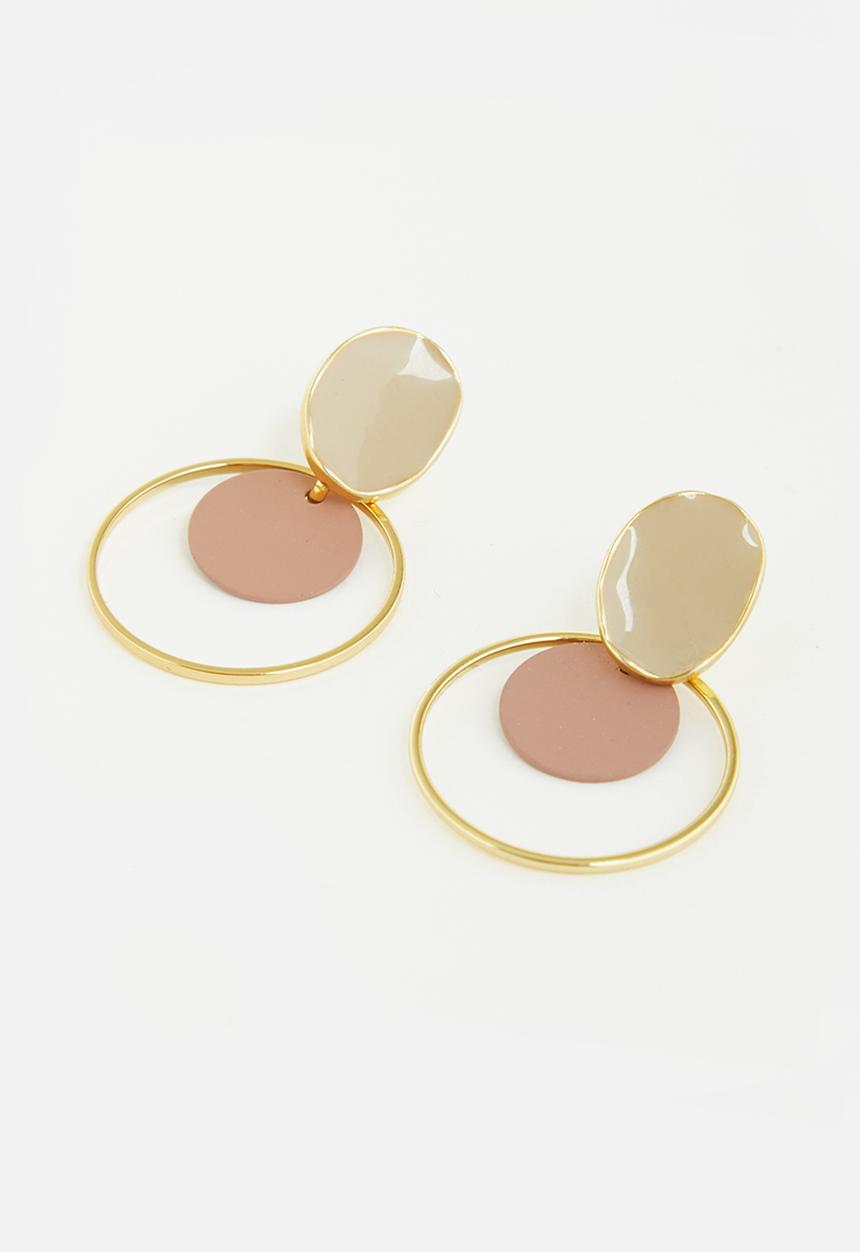 Superbalist - Jane stud earrings - gold