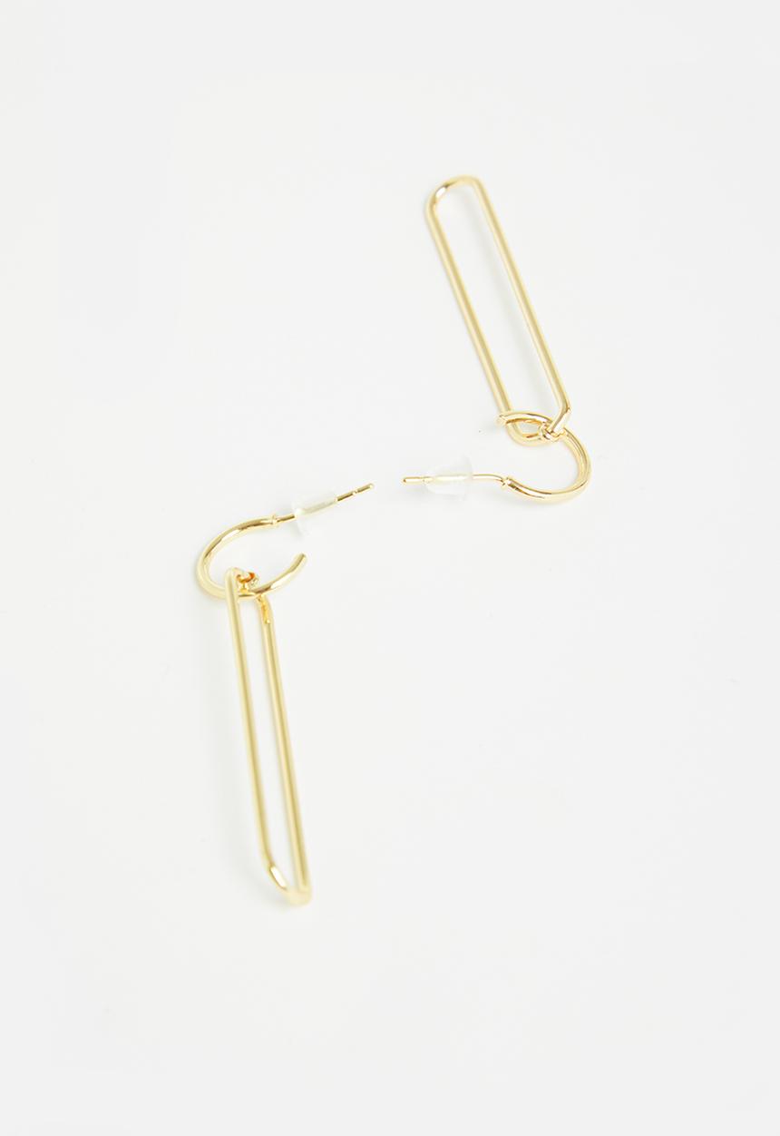 Superbalist - Ava oblong earrings - gold