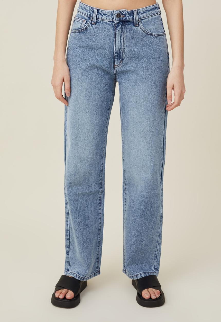 Cotton On - Loose straight jean - rain blue
