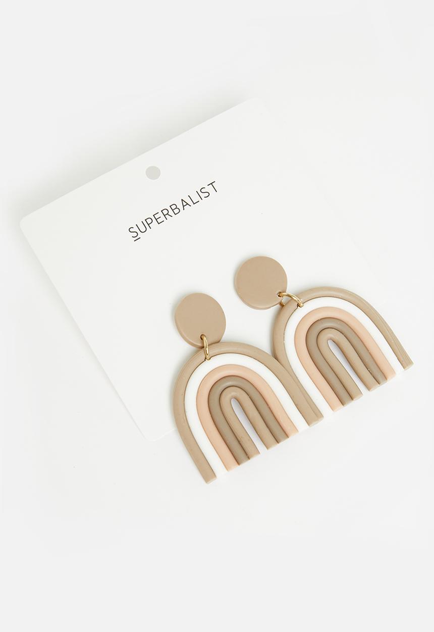 Superbalist - Rainbow stud earrings - multi