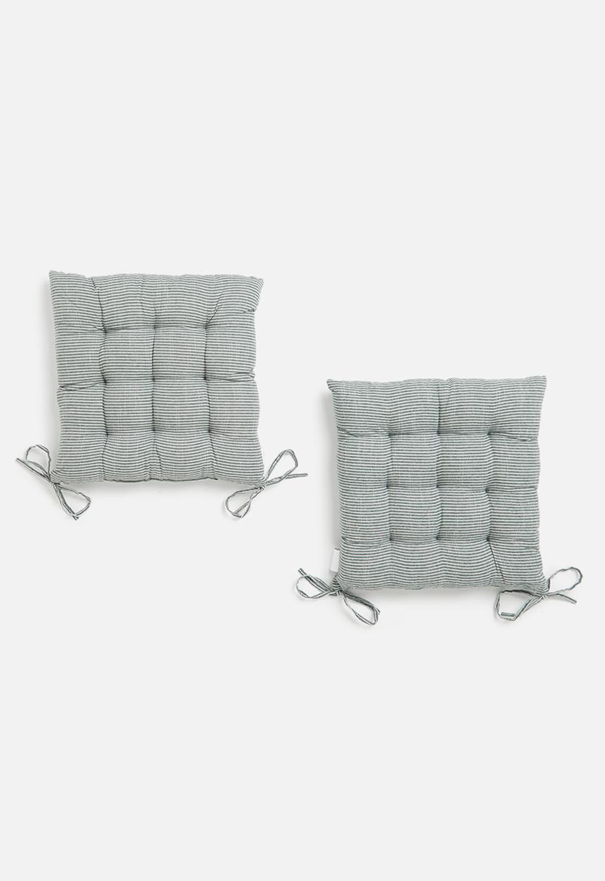 H&S - Callow seat pads set of 2- olive