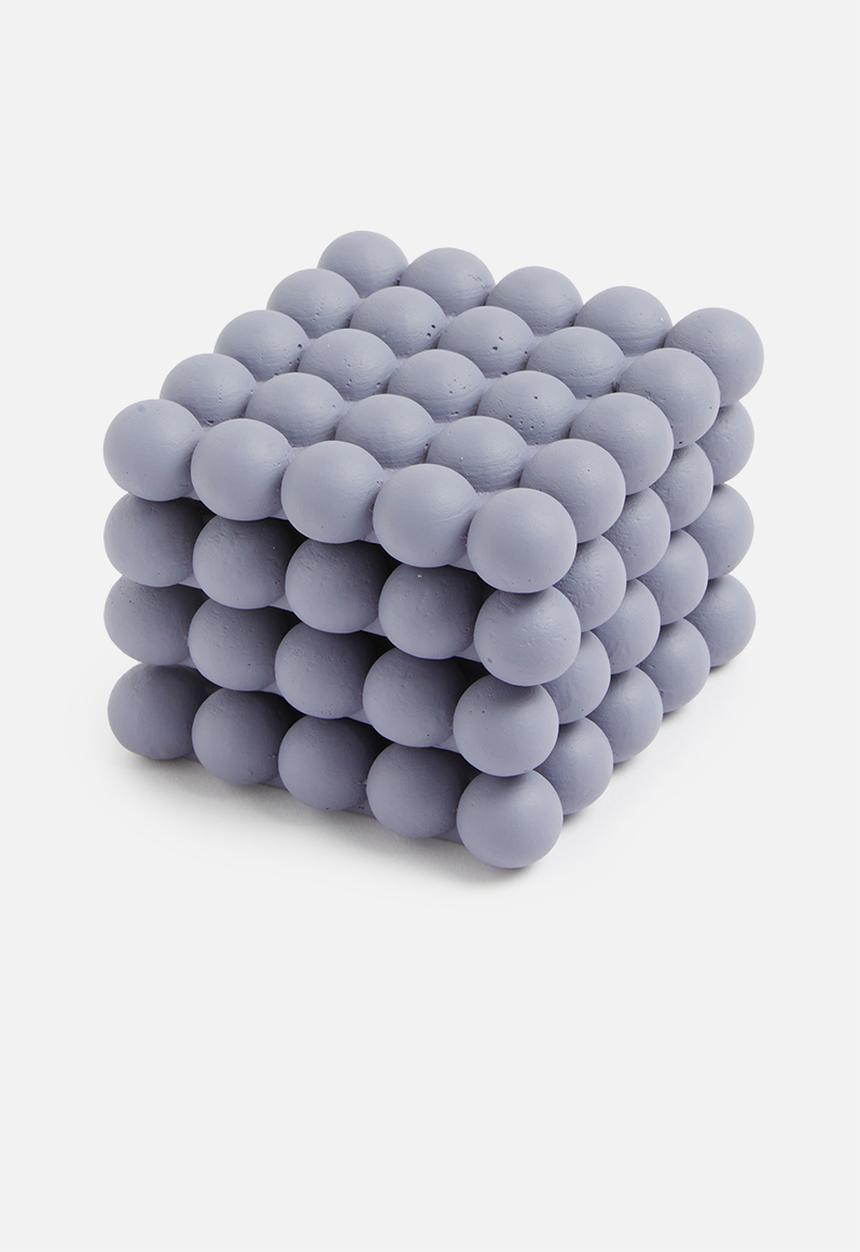 Sixth Floor - Fizz resin coaster set of 4 - lilac