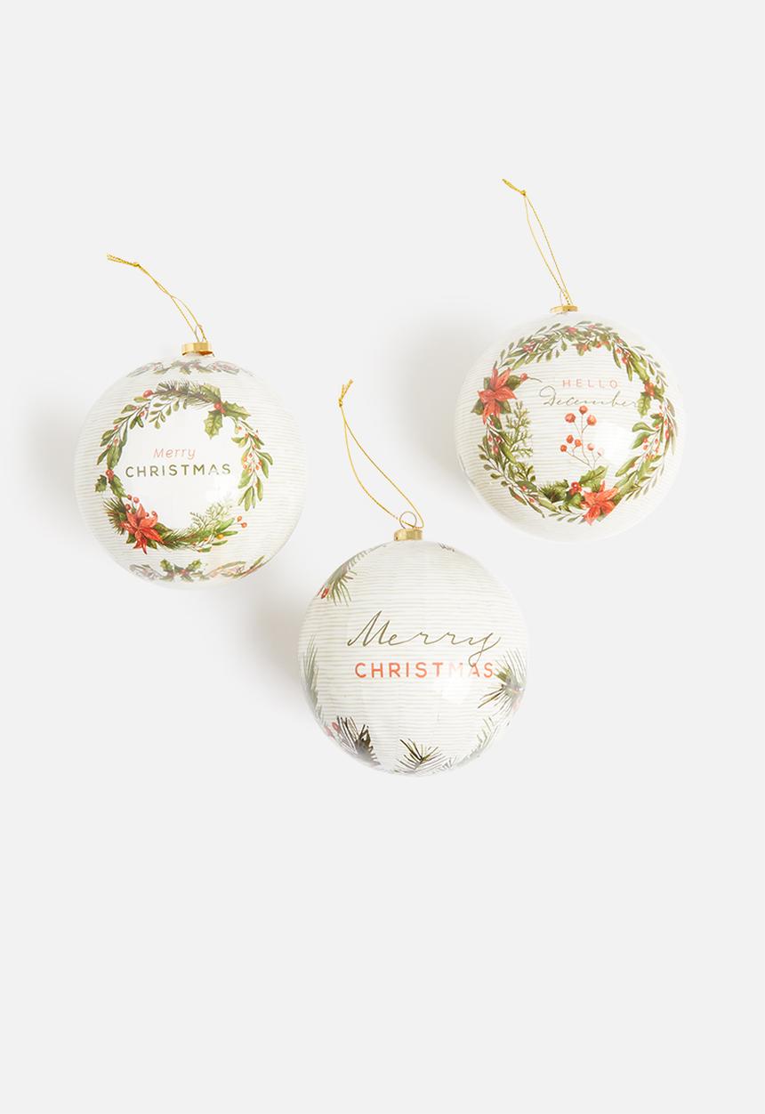 H&S - Besjes Christmas Baubles - multi