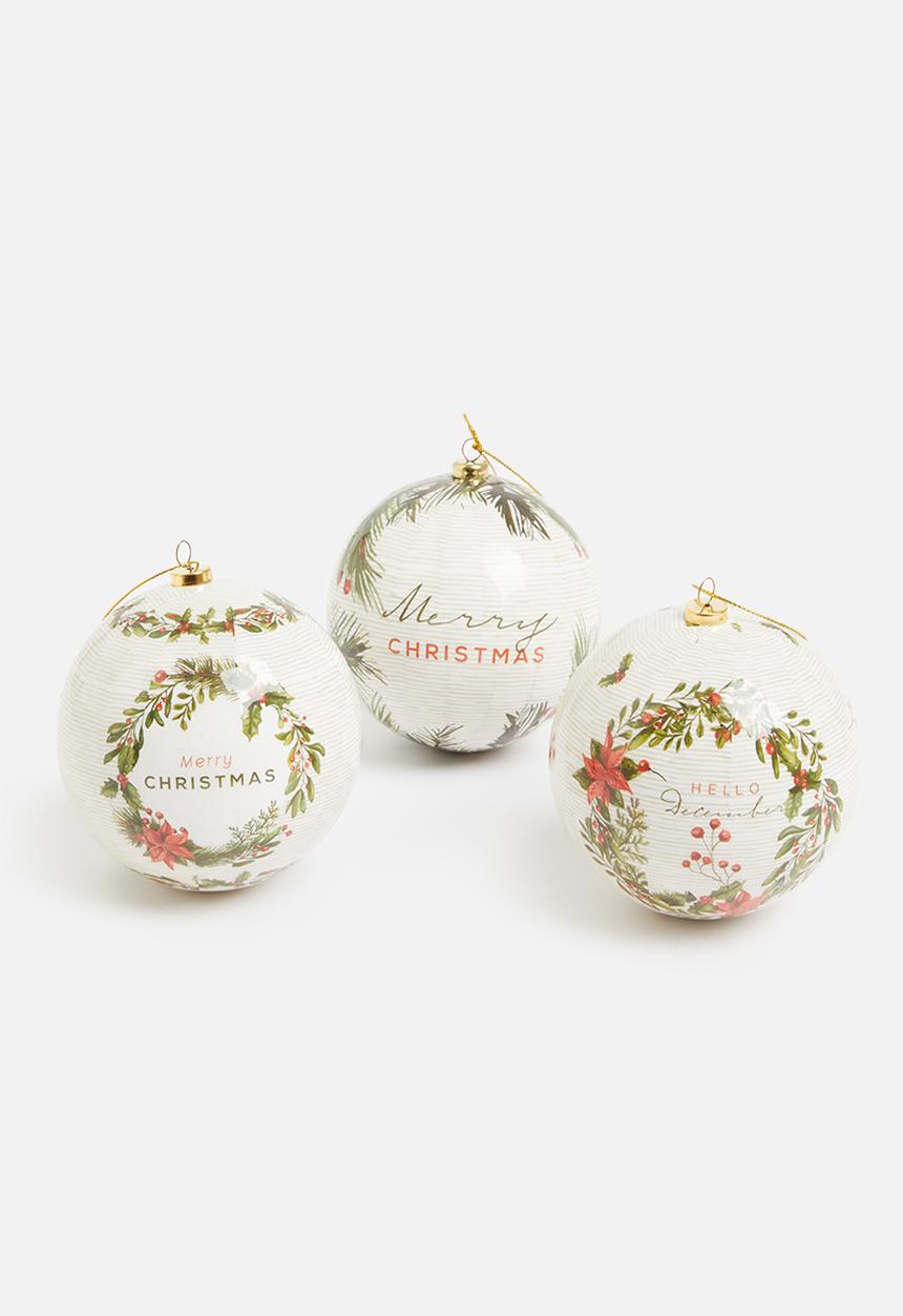 H&S - Besjes Christmas Baubles - multi