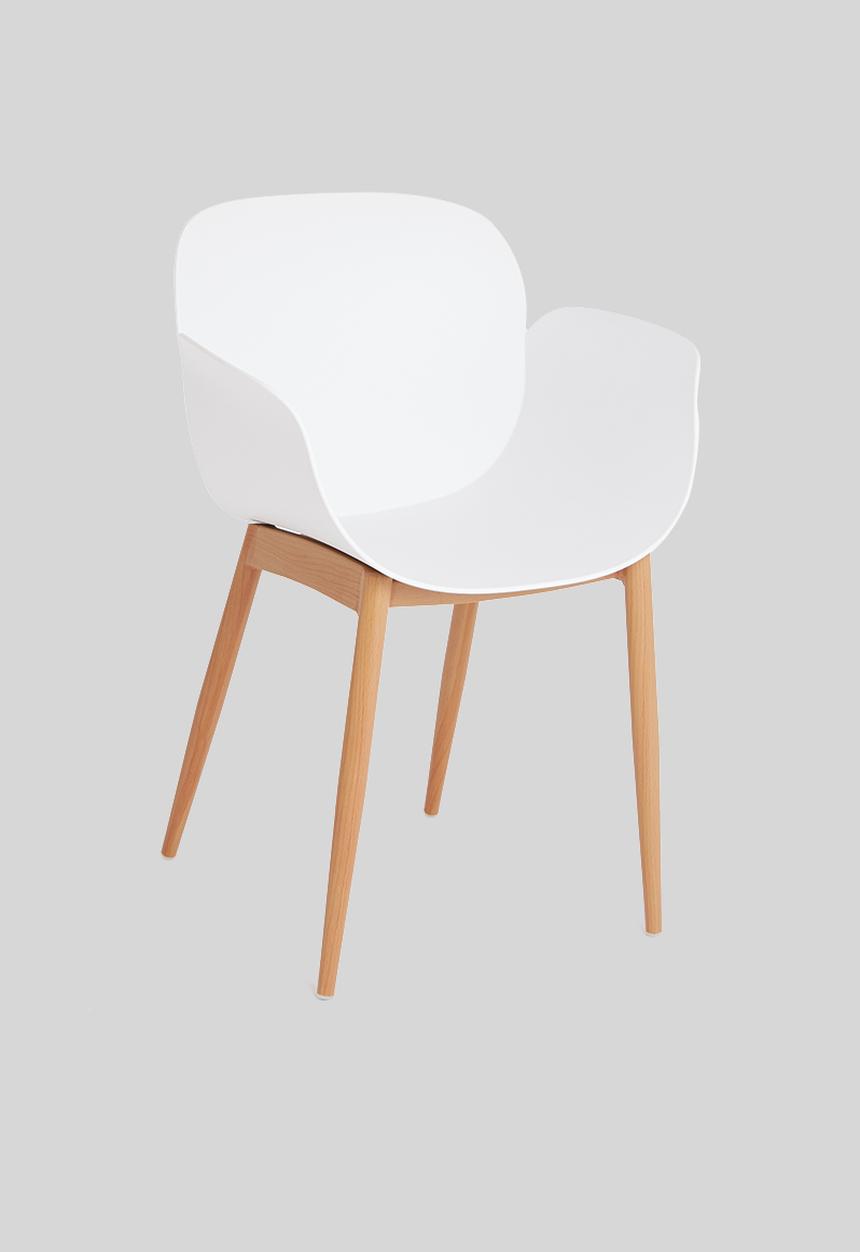 Sixth Floor - Aurea dining chair - white