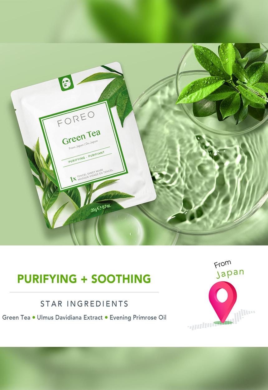 FOREO Sweden - Green Tea Sheet Mask