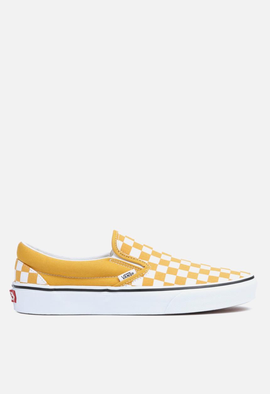 Vans - Classic slip-on - color theory checkerboard golden yellow