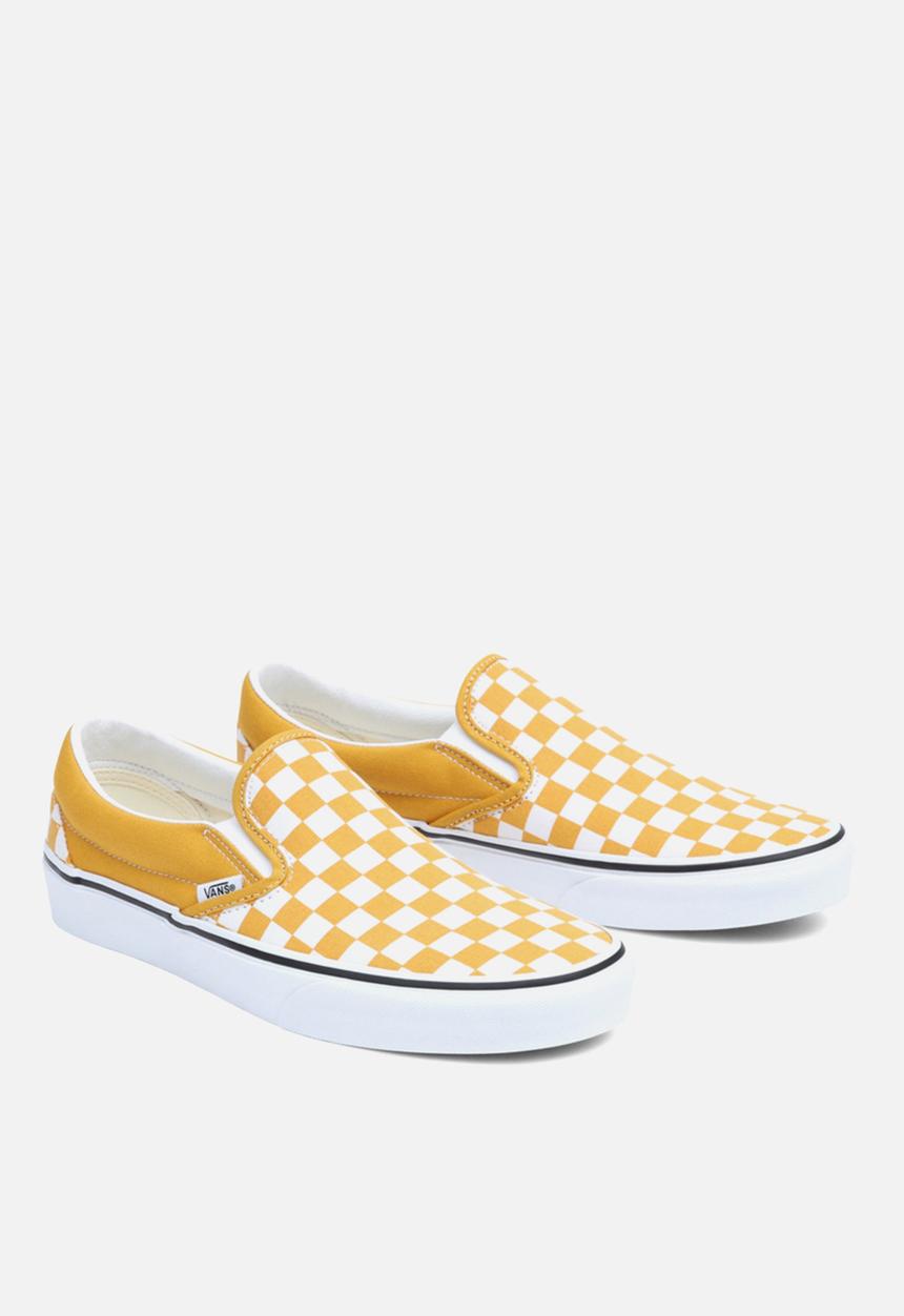 Vans - Classic slip-on - color theory checkerboard golden yellow