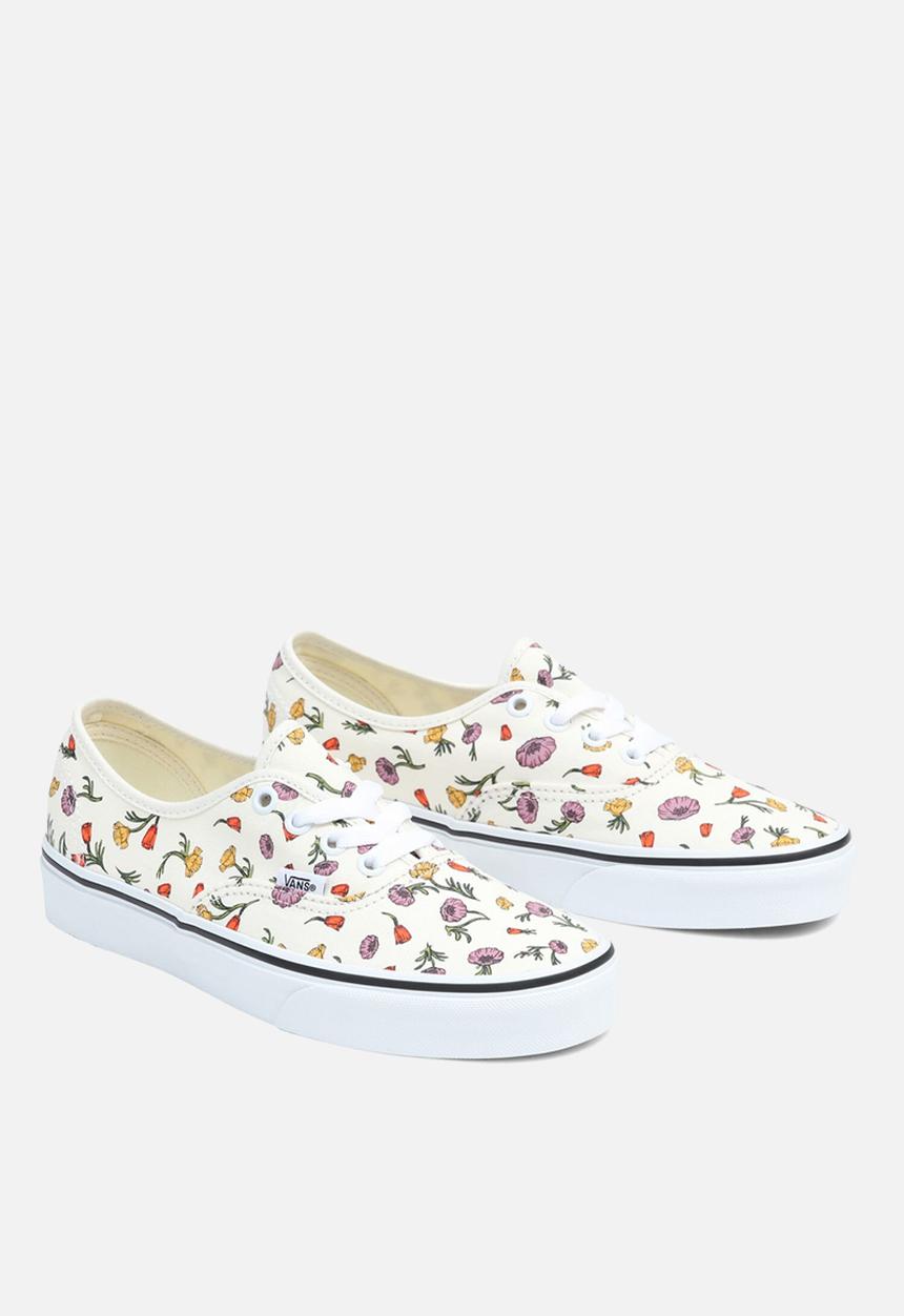Vans - Authentic - poppy floral cream