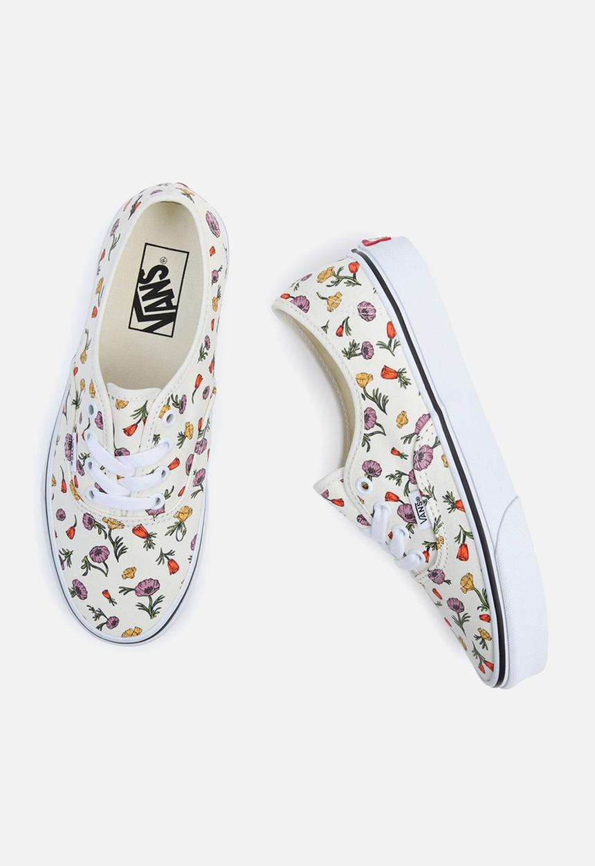 Vans - Authentic - poppy floral cream