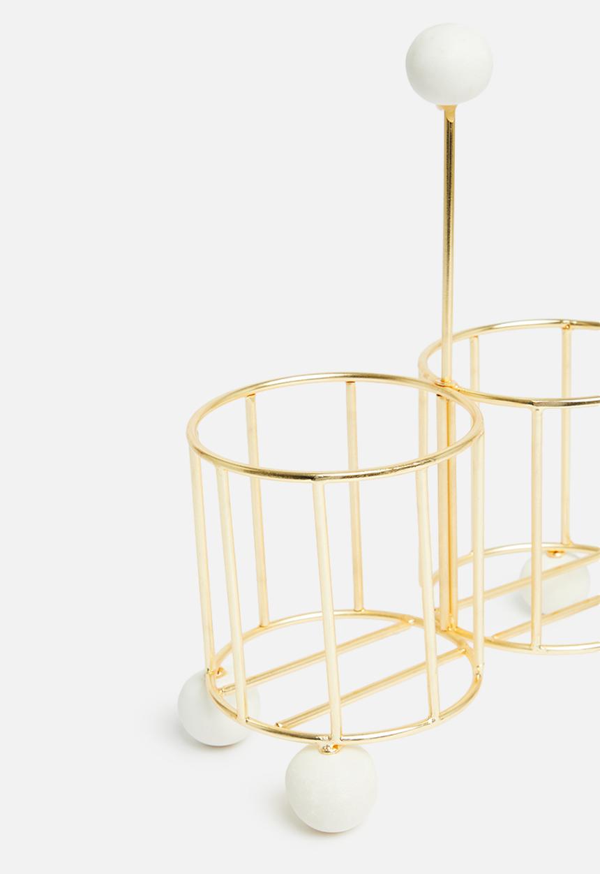 Sixth Floor - Aura wine rack - gold