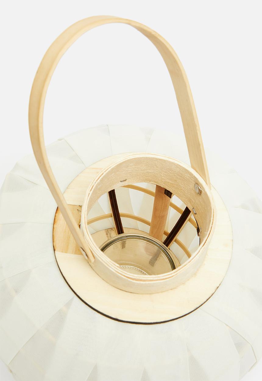 H&S - Gauze lantern - wooden