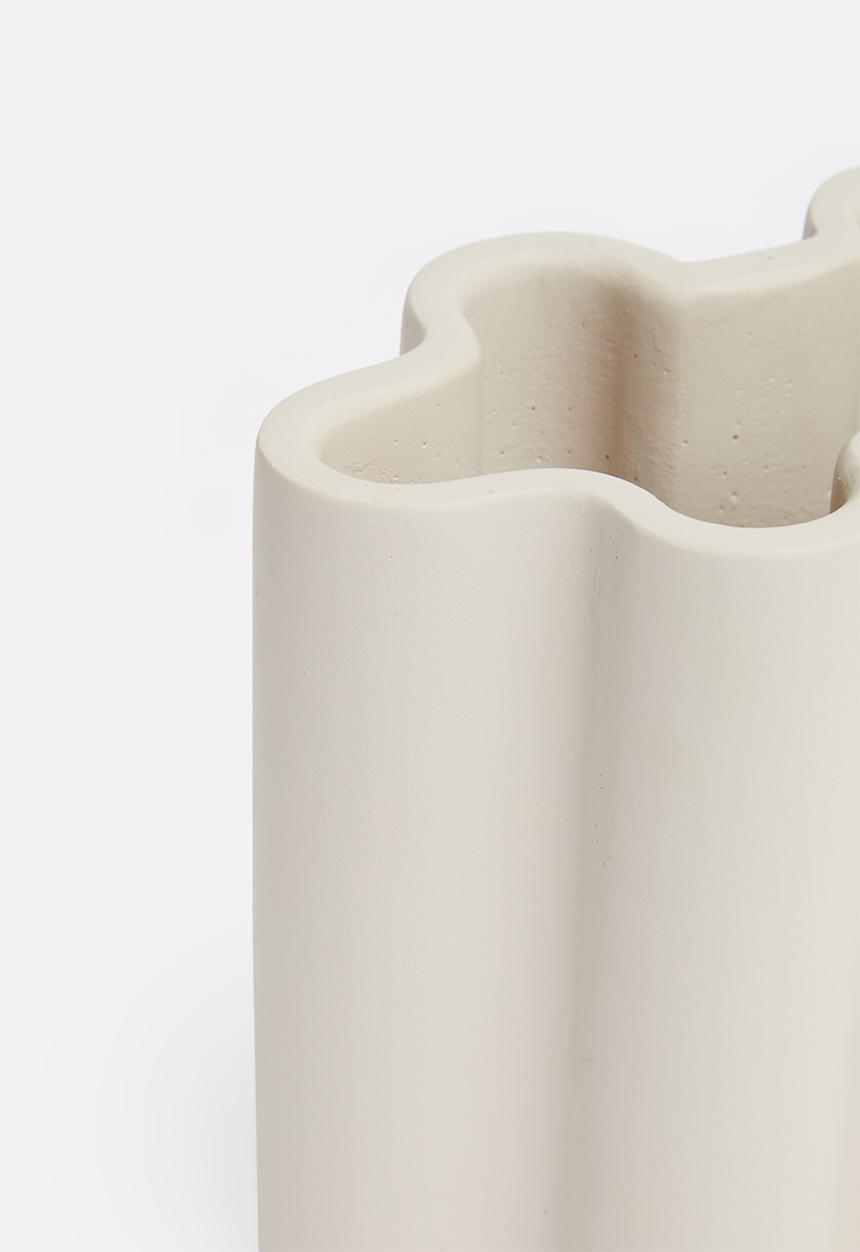 Sixth Floor - Fluti vase - cream